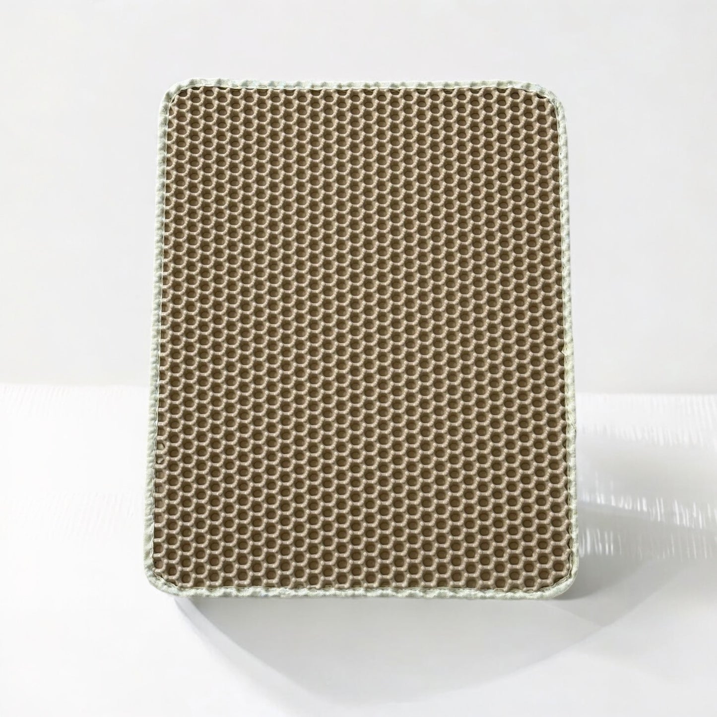 Matte für Katzenstreu in Beige